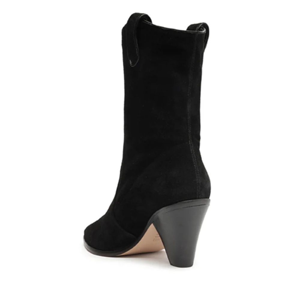 Schutz Mackie Women's Black Suede Ankle Boots size 10 - Picture 3 of 5